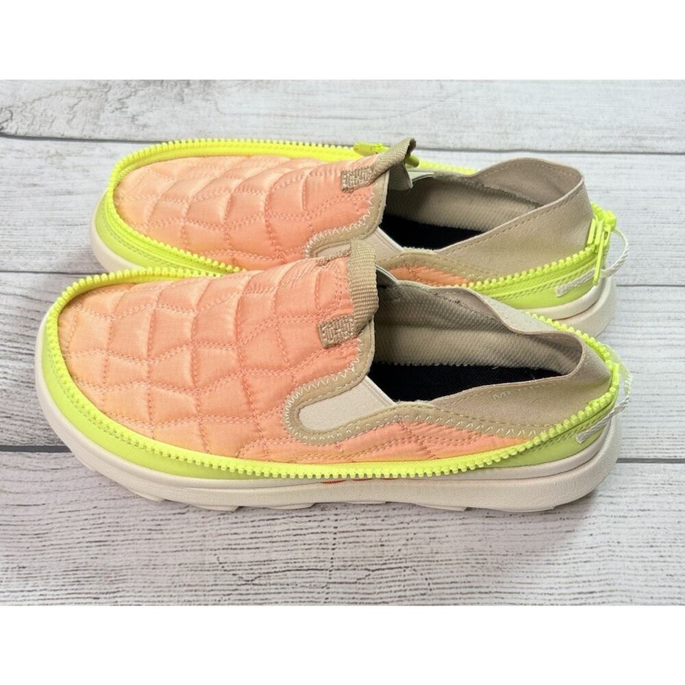 Merrell Womens Hut Moc 2 Packable Slip-on Shoes Sneakers Peach Green Size 8 - Picture 3 of 7